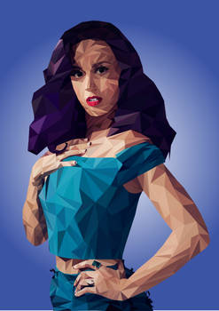 Katy Perry Low Poly