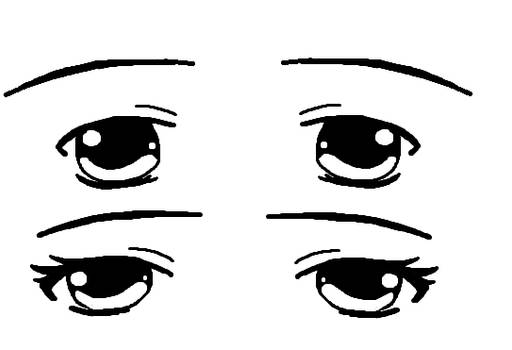 Anime Eyes (Drawn on a computer :O)