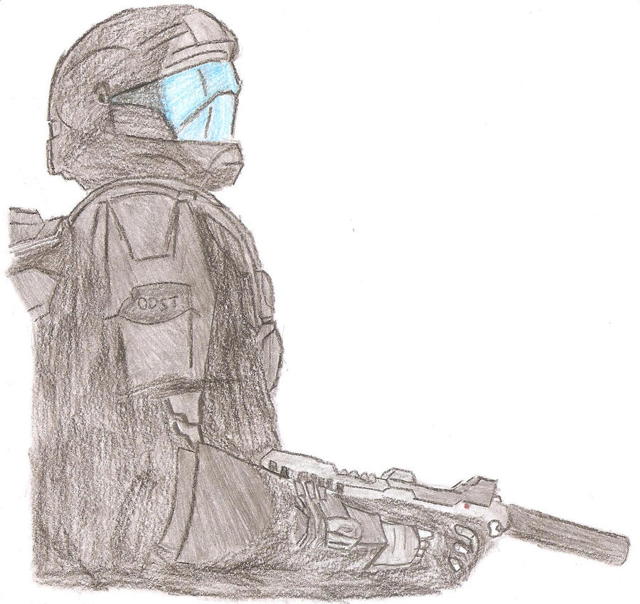 Halo 3 ODST The Rookie by PaintDrawer on DeviantArt