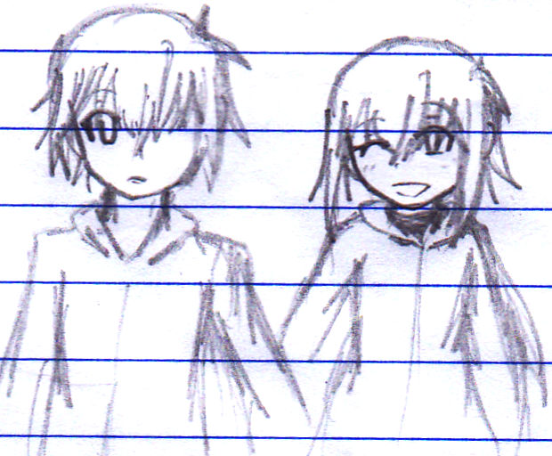 OC twins (cleanly drawn version) by Azure-fuurin on DeviantArt