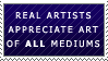 Appreciate Art Stamp by Tsaalyo