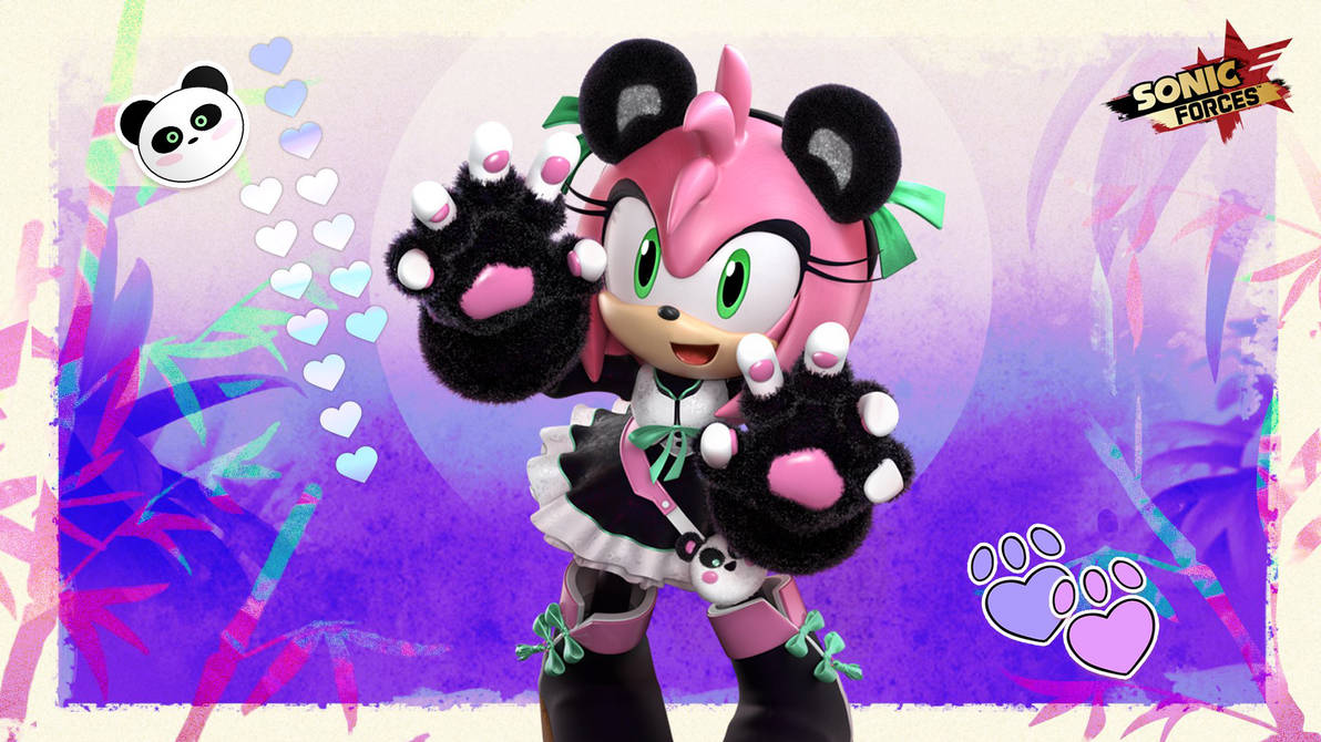 Sonic Forces: Panda Amy Wallpaper by NIKEBERKAY7700 on DeviantArt