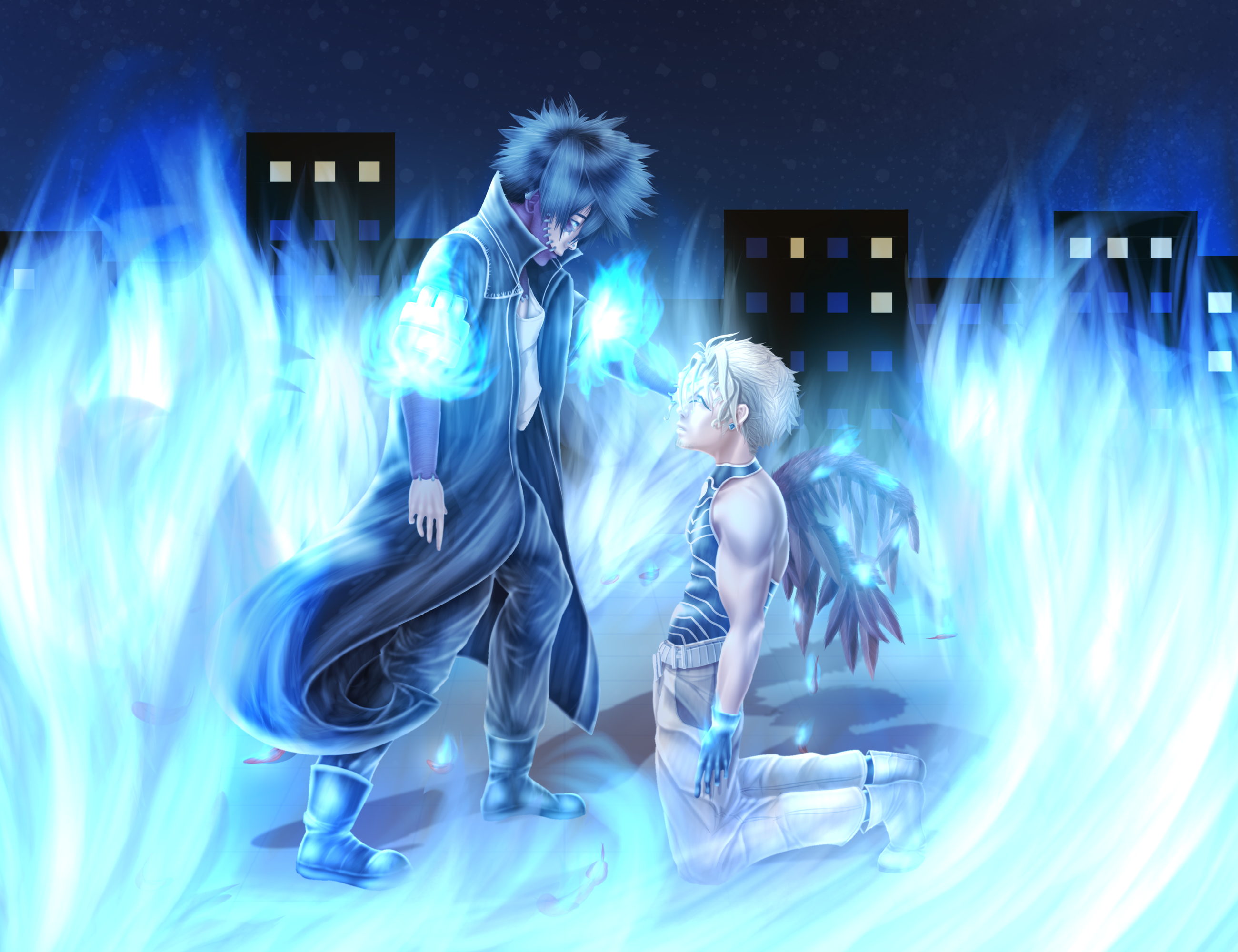 Boku No Hero Academia Bnha Dabi Hawks Flames Mha By Hi No Yari On Deviantart