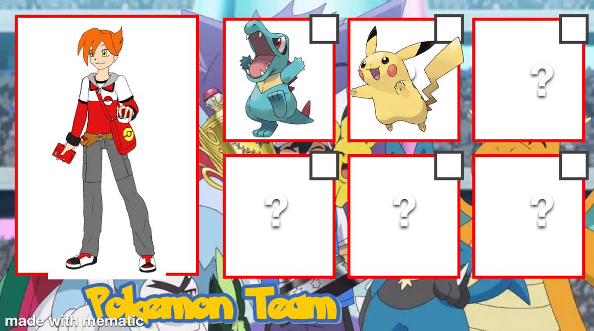 OC Rival Pokemon Team Template - Michael Adams by Dragons-forever-4 on ...
