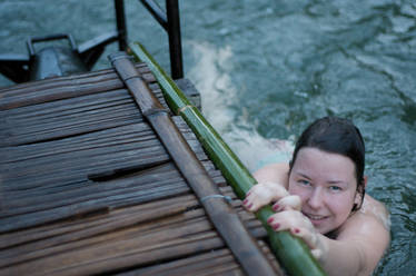 swimming in the river kwai