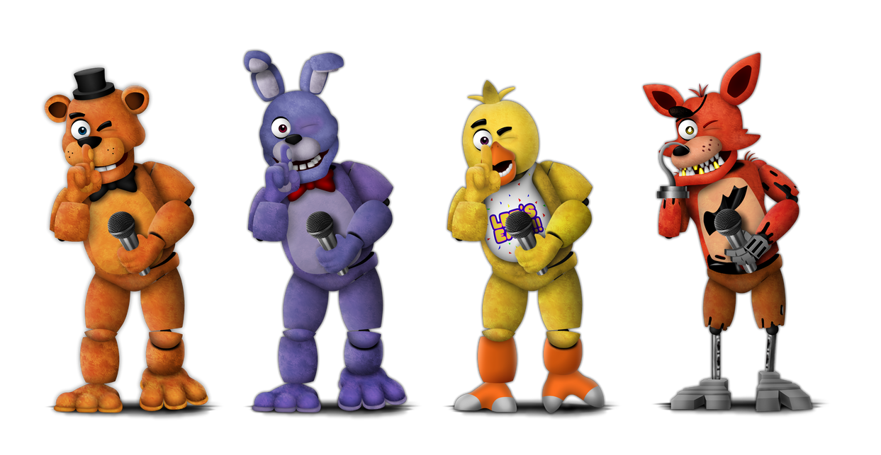 Freddy, Bonnie, Chica and Foxy Joins the Battle by Shadow364FSF on ...