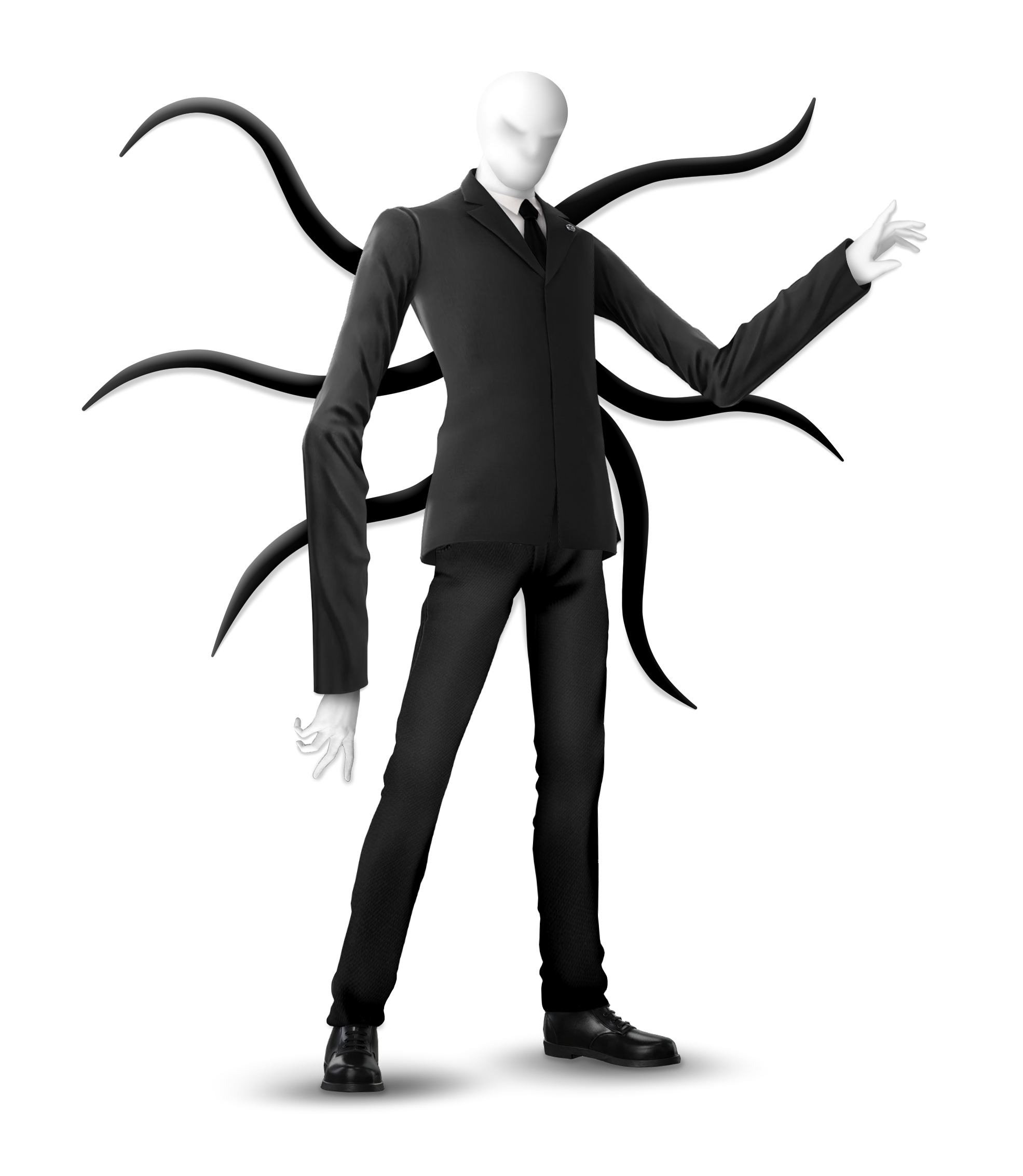 Slender Man PNG transparent image download, size: 795x676px