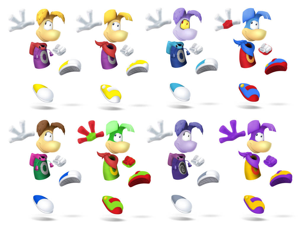 Rayman Alt. Skins by Shadow364FSF on DeviantArt