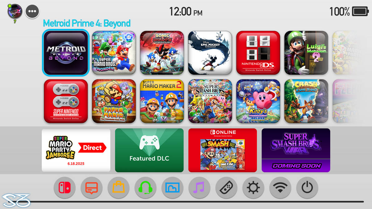New Switch Menu 2.0 Light by Shadow364FSF on DeviantArt