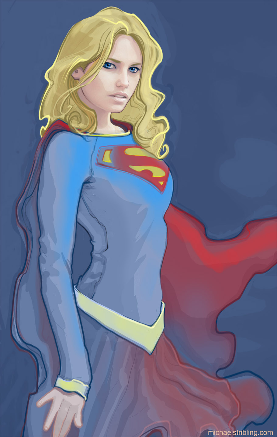 supergirl sketch