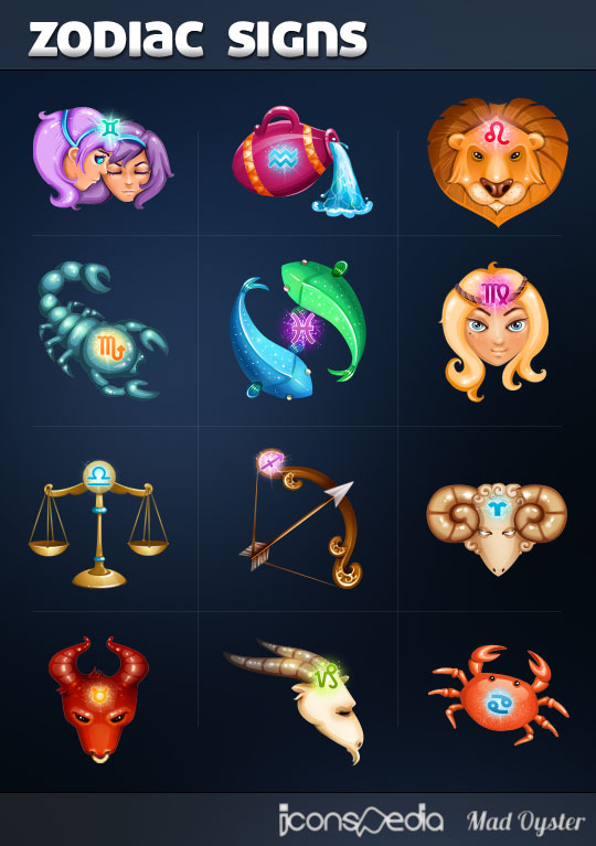 Zodiac icons