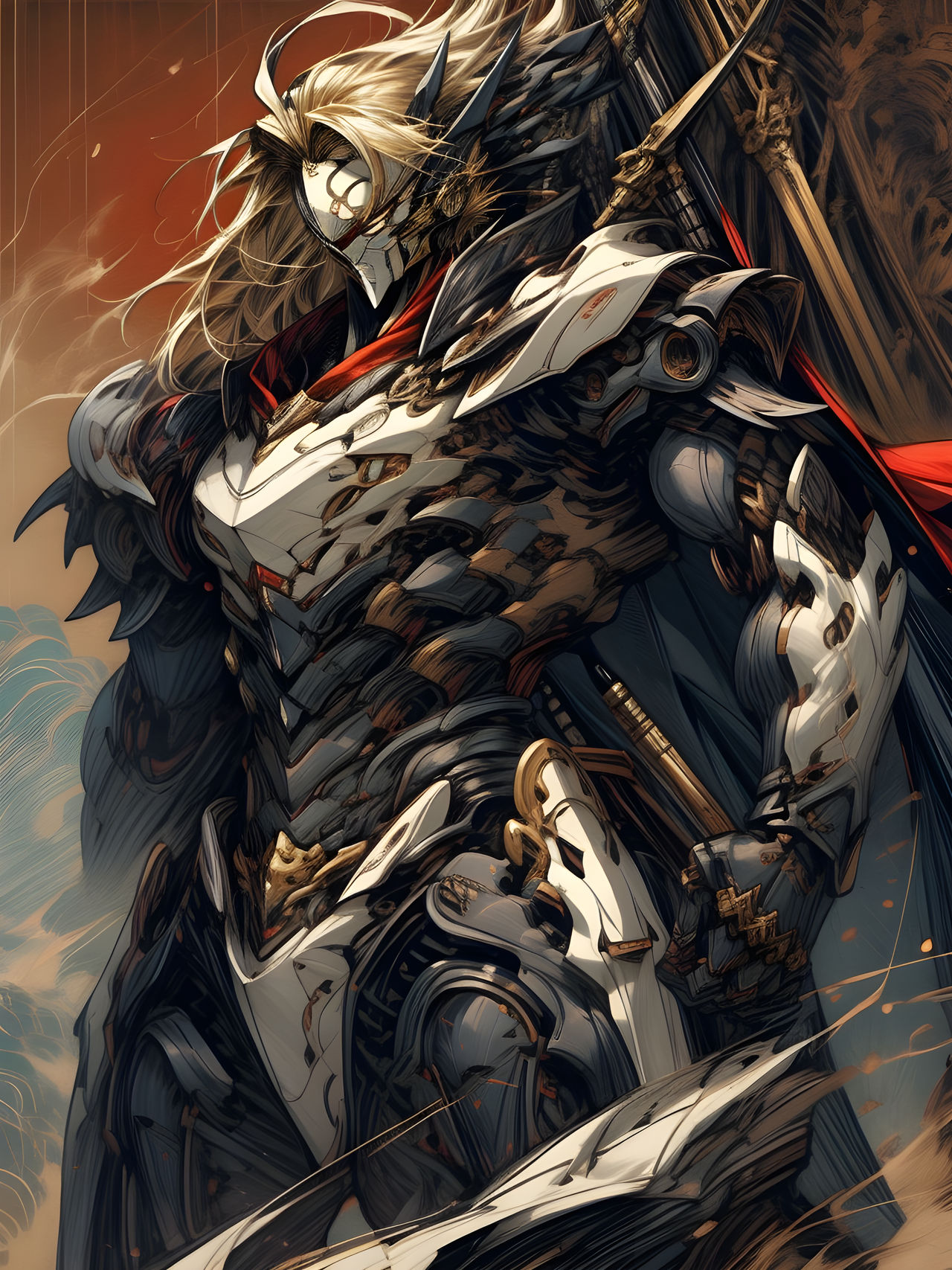 Mecha Armor 01 by TheDiffusionGuy on DeviantArt