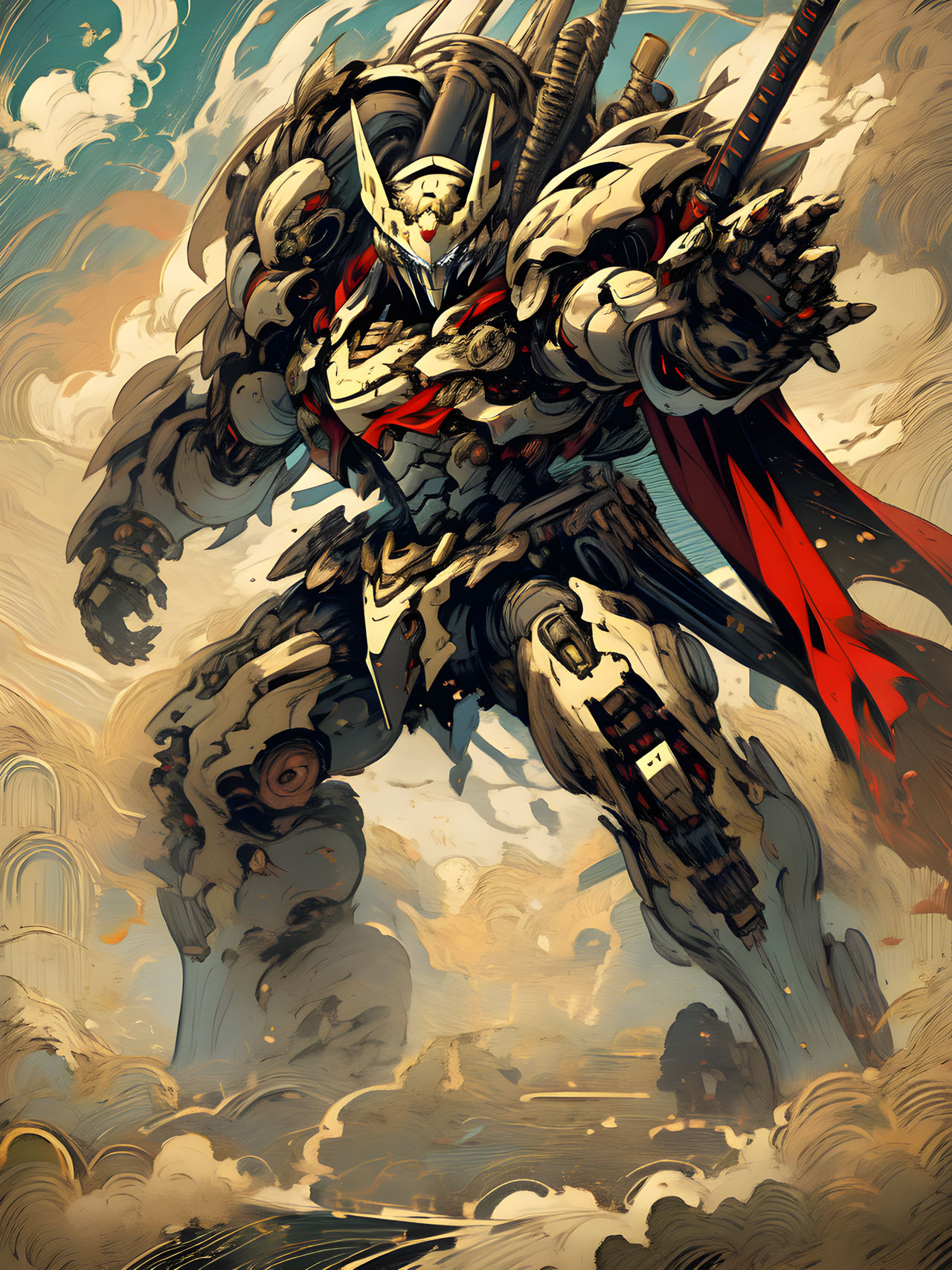 Mecha Knight 01 by TheDiffusionGuy on DeviantArt