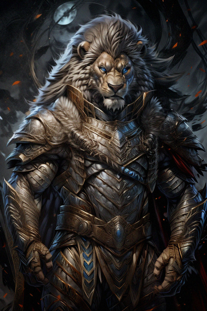 Lion Knight 01 by TheDiffusionGuy on DeviantArt