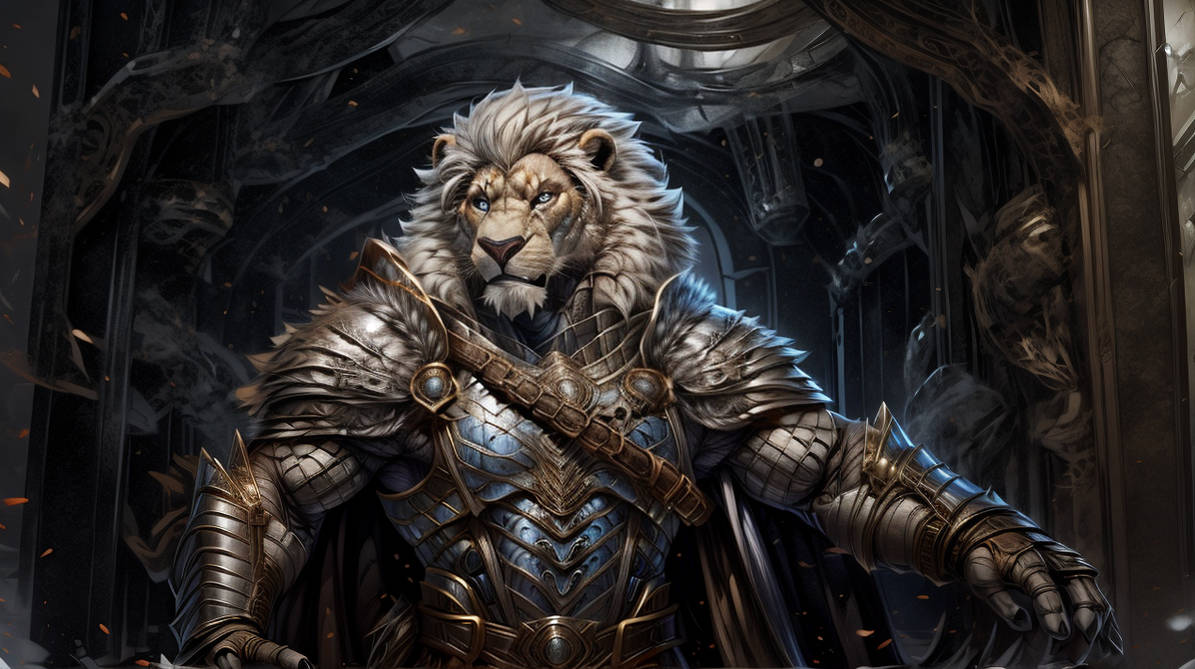 Lion Knight 02 by TheDiffusionGuy on DeviantArt