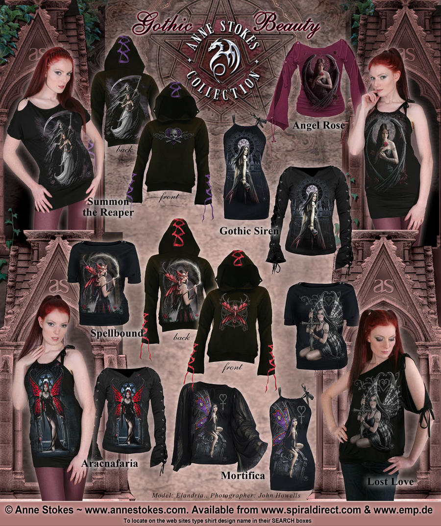 Anne Stokes Collection shirts2 by Ironshod on DeviantArt