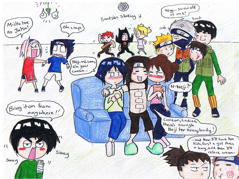 A random Ninja party by gejimayo on DeviantArt