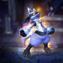 SSBB Glowing Lucario BG