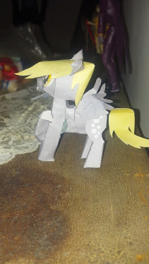 Derpy Papercraft Left Side