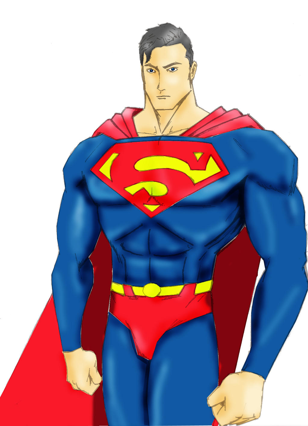 Superman IN COLOR PHOTOSHOP by JoseMaP on DeviantArt