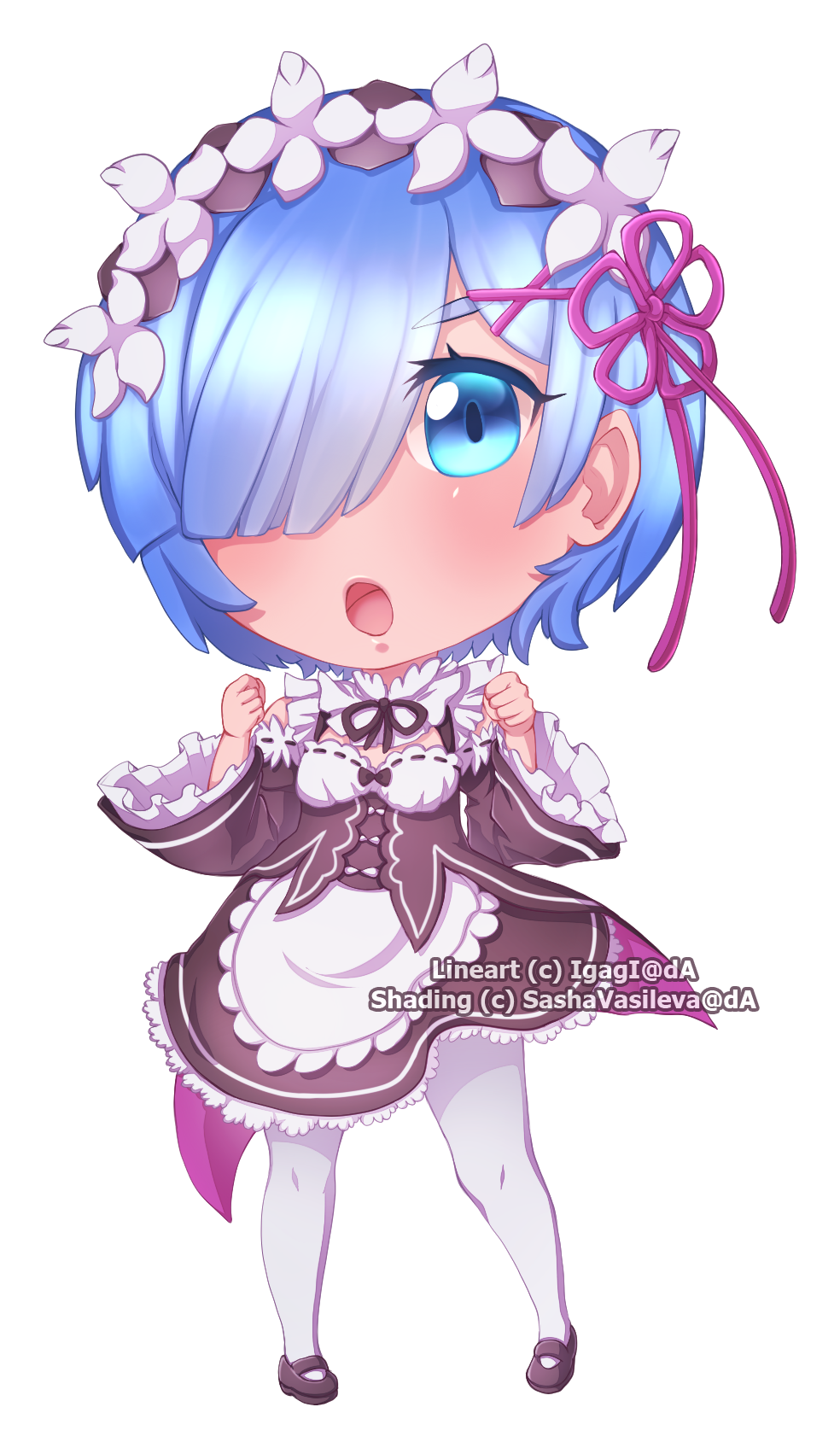 Colouring Rem Coloring: Rem from Re:Zero by VSasha on DeviantArt