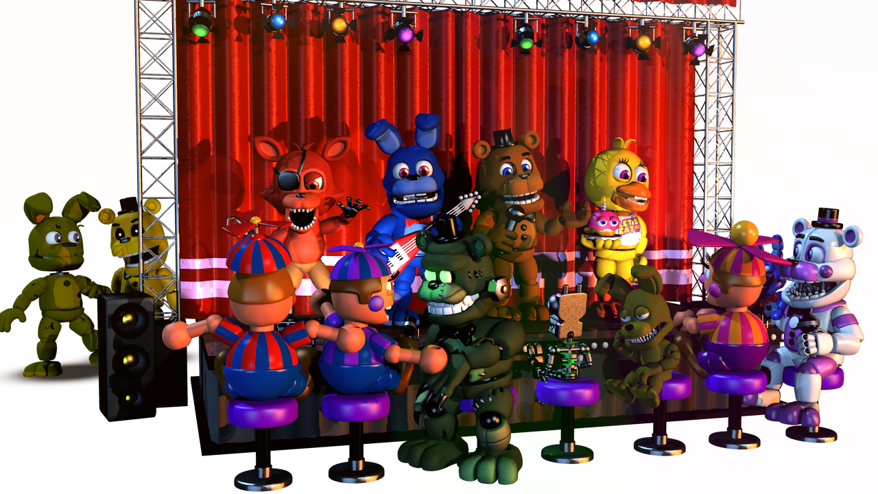 FNAF World Redesigned: Classic FNAF World Roster by Legofnafboy2000 on  DeviantArt