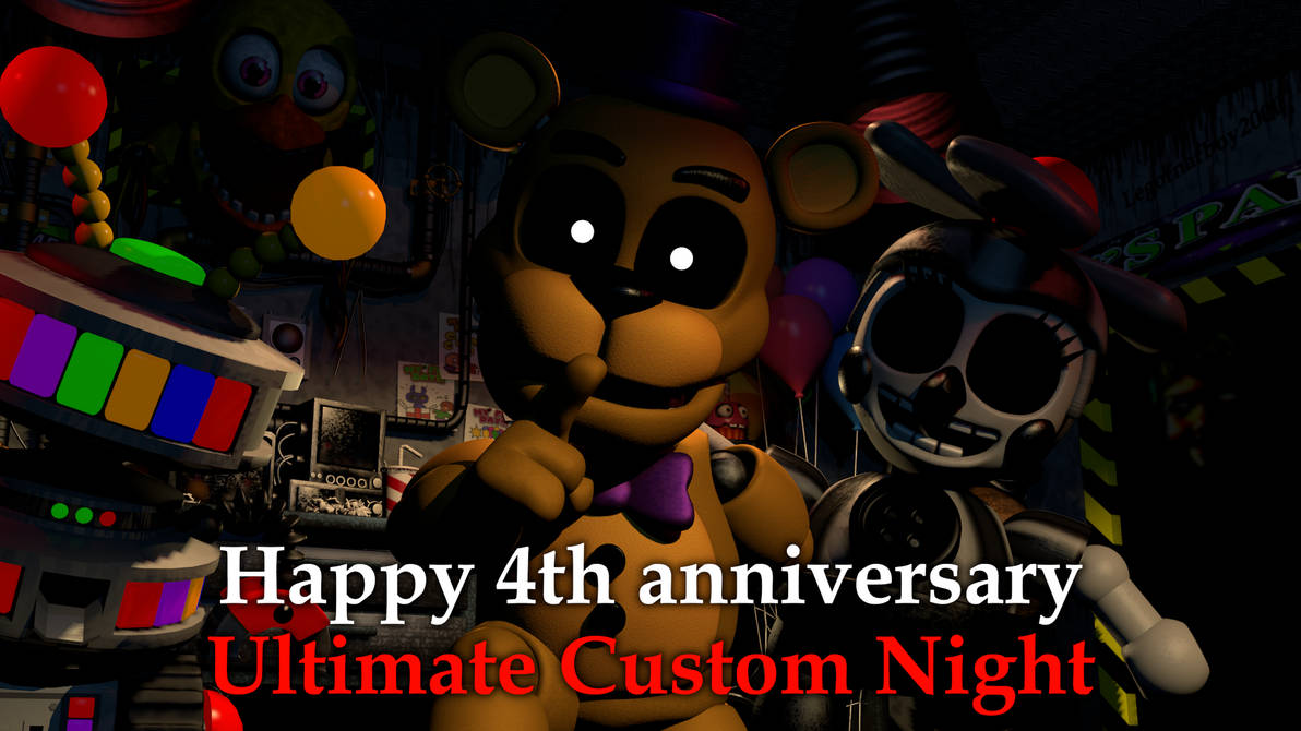 Happy(late) 4th Anniversary Five Nights at Candy's : r