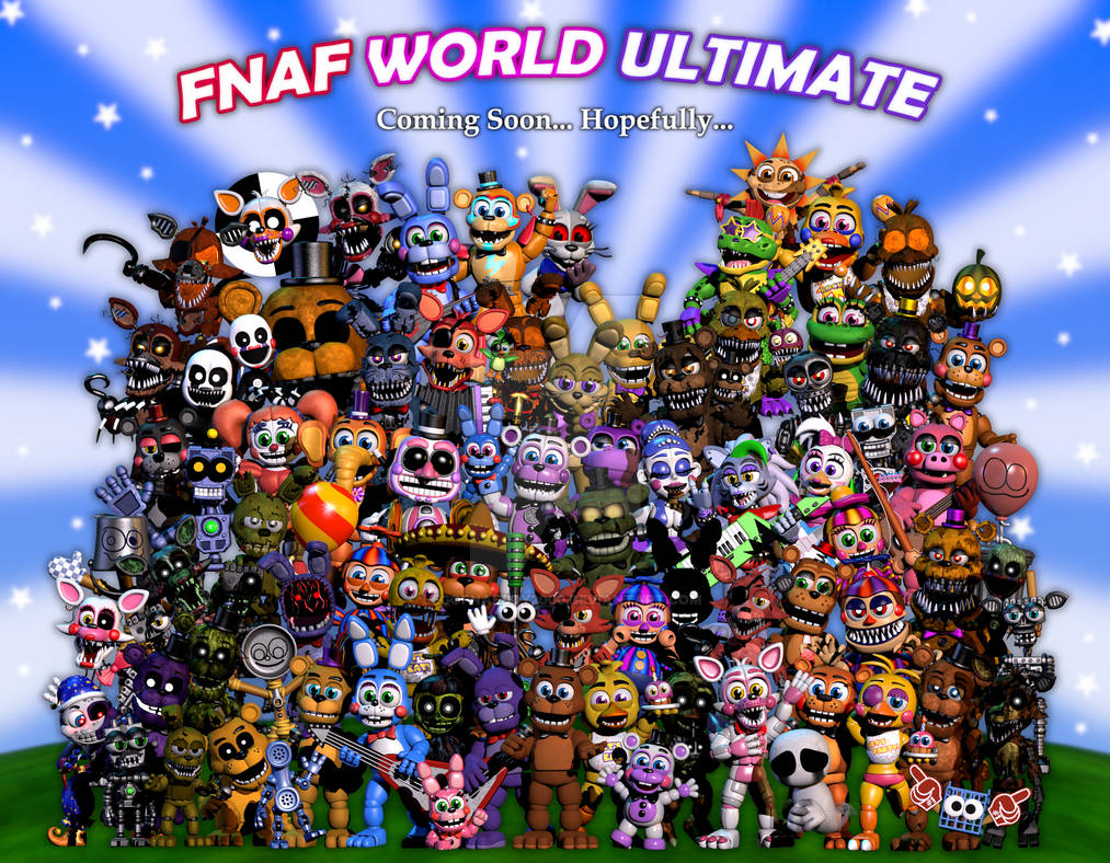 FNAF World Redesigned: Classic FNAF World Roster by Legofnafboy2000 on  DeviantArt