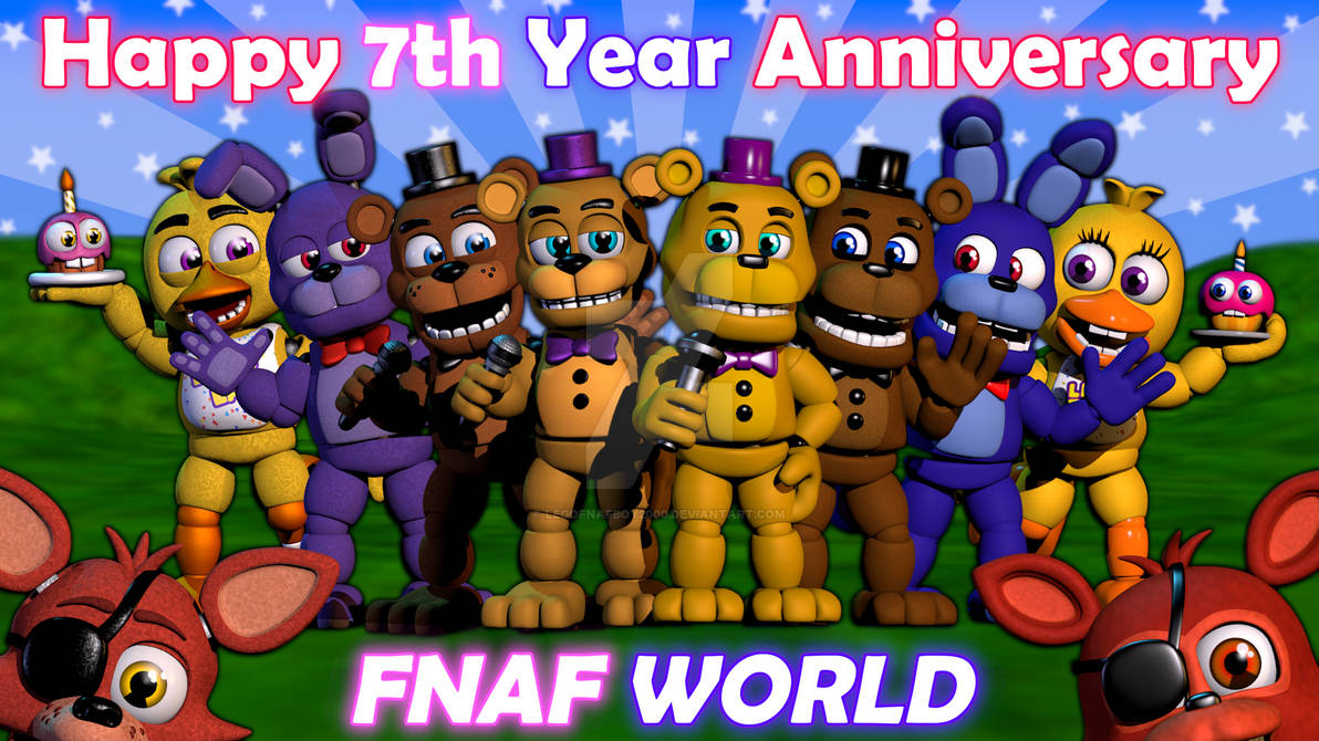 FNaF World 5th Anniversary by FuntimeFreddoFazbear on DeviantArt