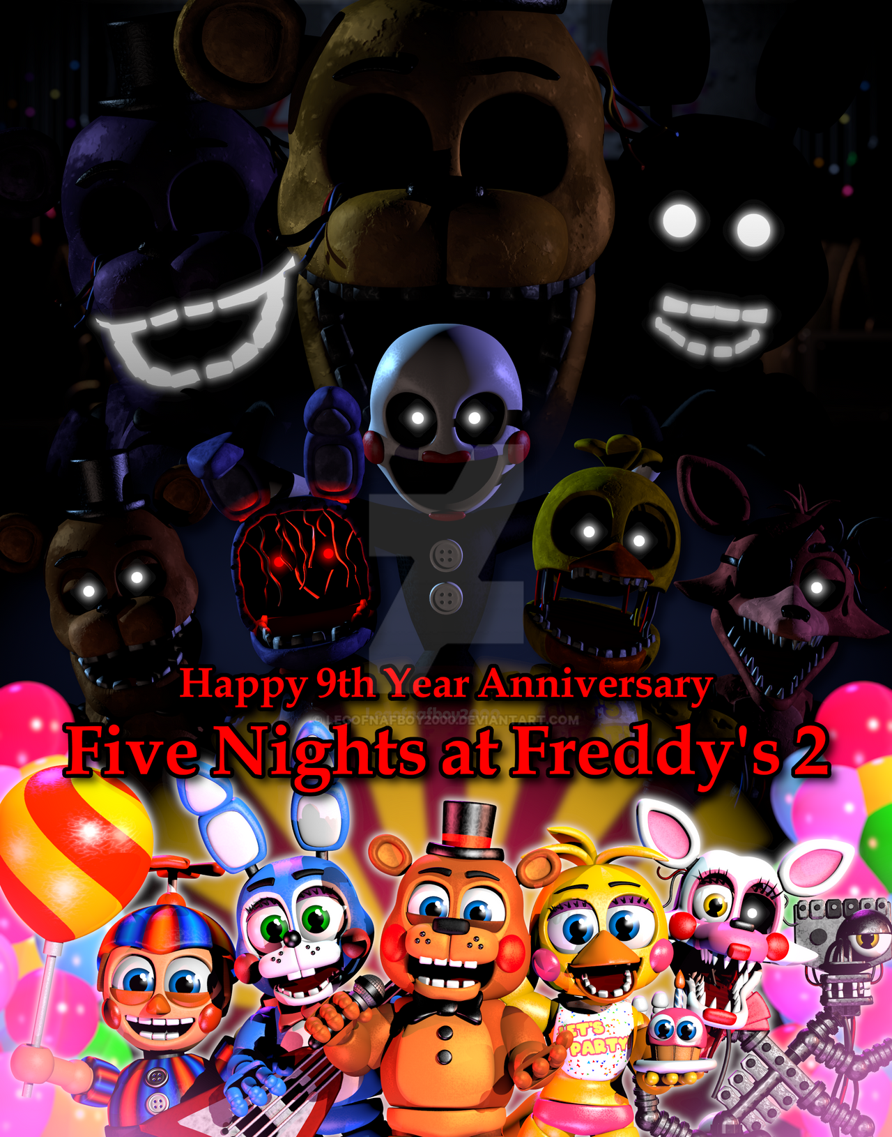 Happy 9th Anniversary Five Nights At Freddy's! : r/fivenightsatfreddys