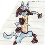 my lucario drawing