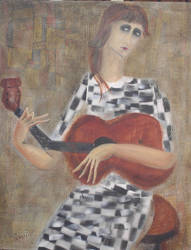 Mujer con Guitarra
