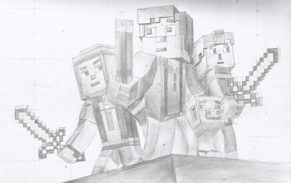 My ESM in Minecraft: Story Mode Cast Meme part 3 by edibetaawo on DeviantArt