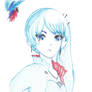 Weiss Schnee: (Original Attire) Ink Cross-Hatch