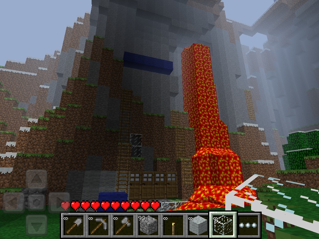 Epic lavafall house