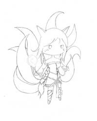 chibi ahri WIP