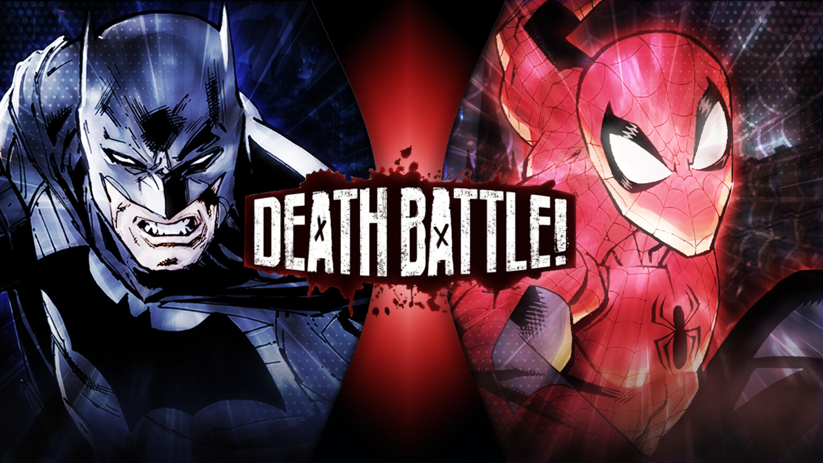 DEATH BATTLE! Thumbnail - Batman vs Spider-Man by Argenn on DeviantArt