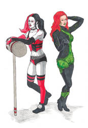 Harley Quinn and Poison Ivy