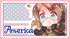 America Pastel Stamp