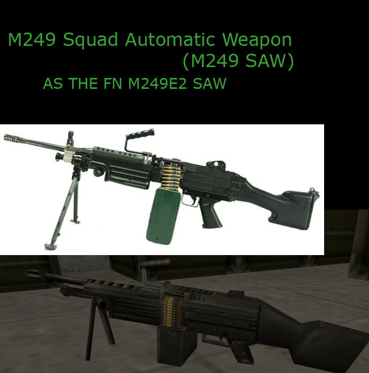 half life opposing force m249 saw