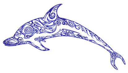 Tribal dolphin