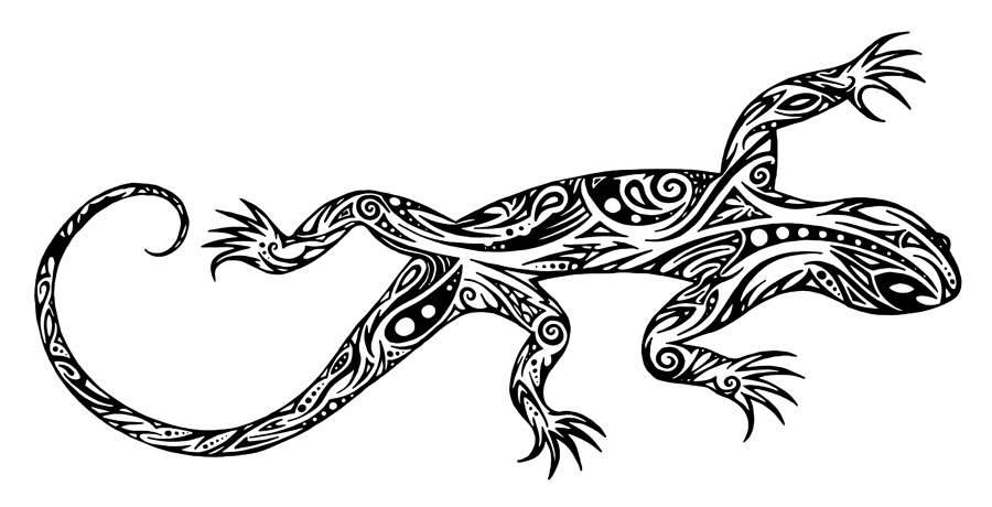 Tribal lizard