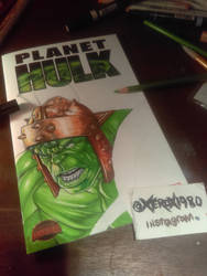 PLANET HULK BLANK COVER