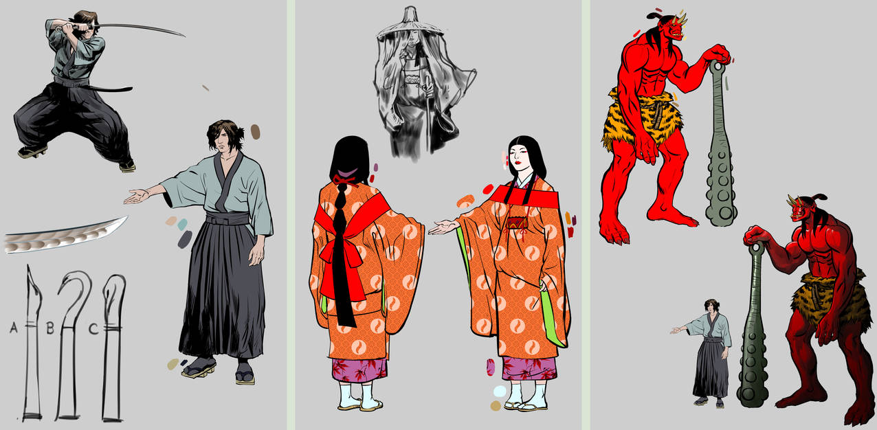 Japanese Character Design by HenryPonciano on DeviantArt