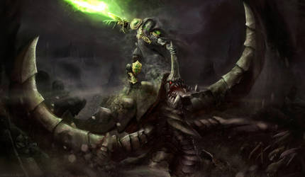 Dark Prelate Zeratul and Ultralisk Starcraft 2