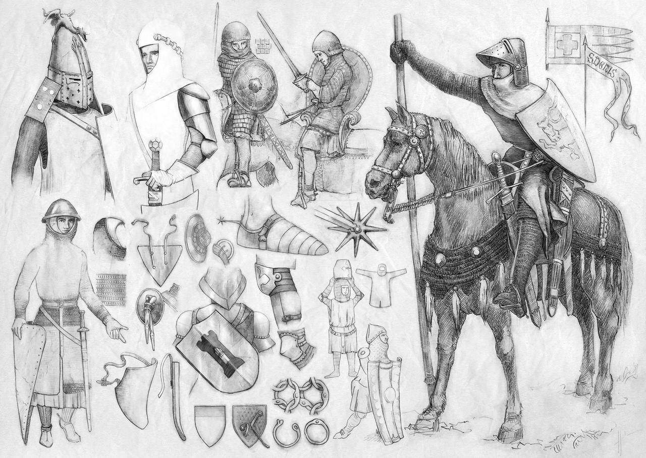 Medieval rider and stuff (4)