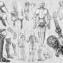 Medieval armor, leg and suit (6)