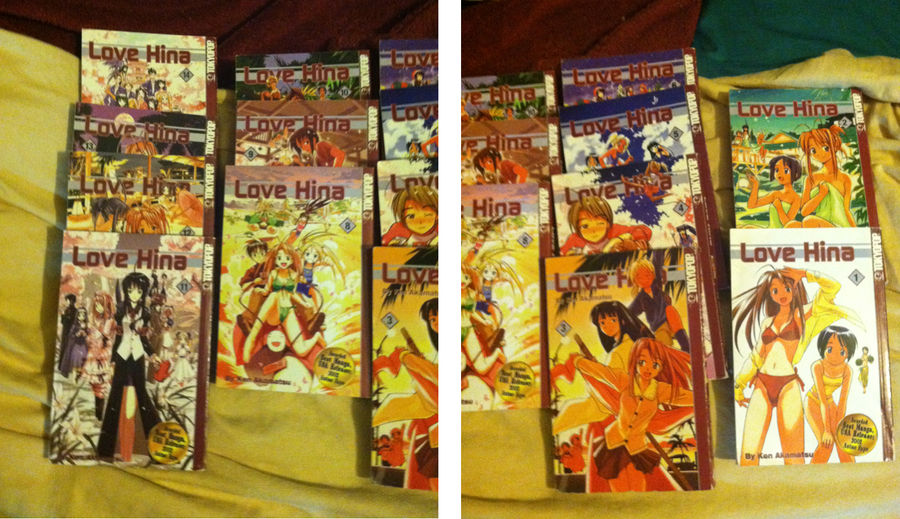 Love Hina Manga Series