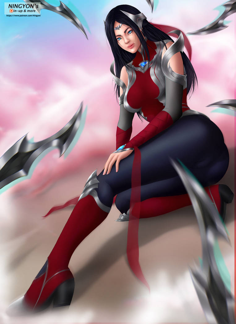 Irelia Blade dancing by NaaNAnA on DeviantArt
