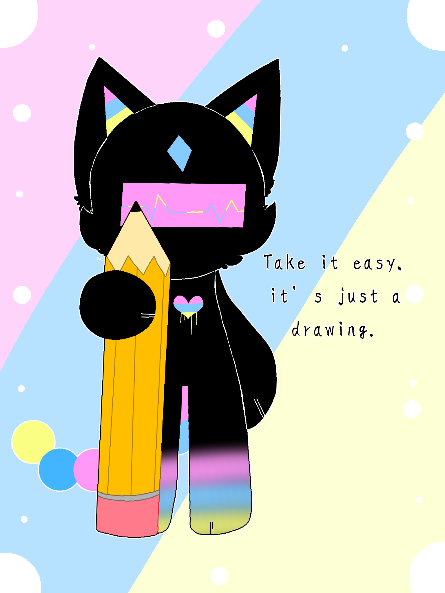 Take it easy its just a drawing. by SandstoneDraws on DeviantArt